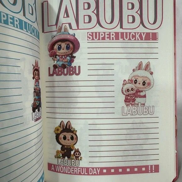 Labubu The Monsters Deep Sea Diver Hardcover 8x6 Notebook - Picture 5 of 5